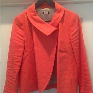 J Crew Coral Aubrey Jacket